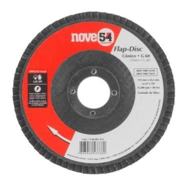 Imagem de Disco Flap Conico 4.1/2" G60(c.fibra) Nove54
