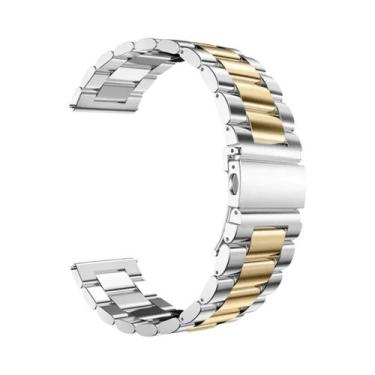 Imagem de Pulseira De Aço Inoxidável Para Samsung Galaxy Watch 20mm 22mm, Bracel