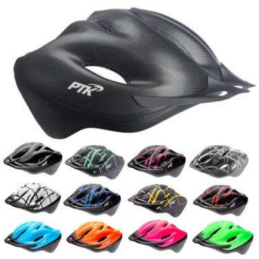 Imagem de Capacete Bike Ciclismo Mtb Ajustável Ciclista Várias Cores - PTK, Azul