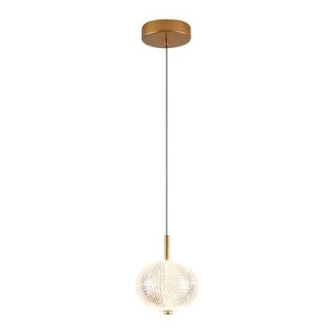 Imagem de Lustre Pendente Nordecor Luse 2794 Ouro Champagne Led Bivolt - MBLED