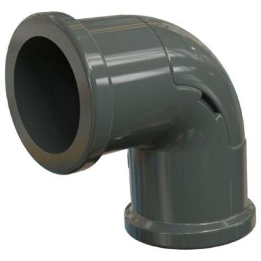 Imagem de Cotovelo com Tampa Vigia Eletroduto Em Pvc S-r Cinza 1-2 E015300010 We