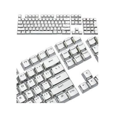 Imagem de Keycaps Prata Kit Completo - US
