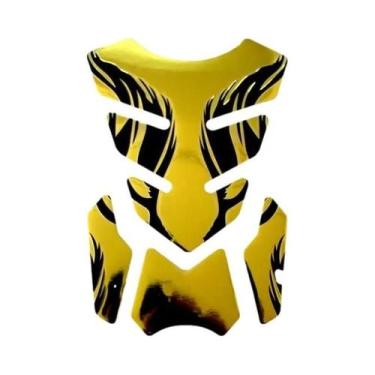 Imagem de Adesivo 3D Para Tanque De Moto, Protetor De Óleo E Combustível Em Form