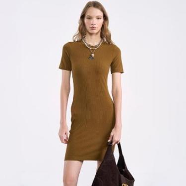 Imagem de Vestido Curto Colcci Canelado Feminino-Feminino