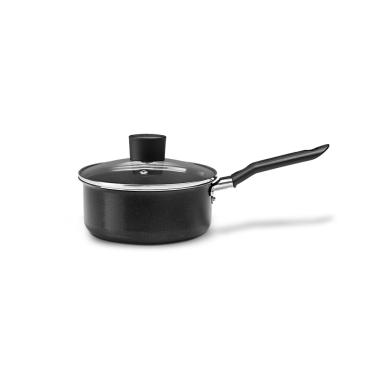 Imagem de Panela Com Tampa Brinox Ebony Antiaderente 1,75 Litros Ø 18 cm Preto