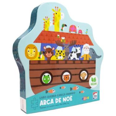 Imagem de Livro - Livro Quebra-Cabeça Animado: Arca de Noé