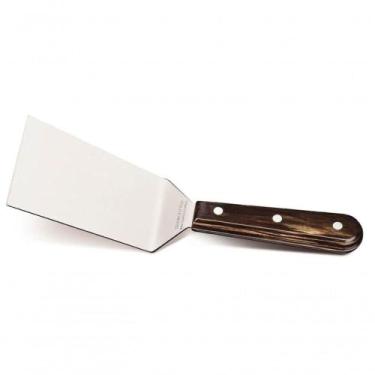 Imagem de Espátula Para Fritura Tramontina Polywood 5 Aço Inox Castanho