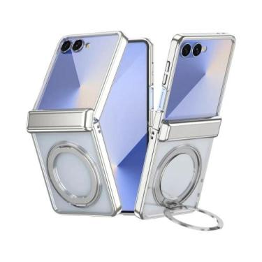 Imagem de Capa Transparente Magnética Magsafe Com Anel De Suporte Para Samsung G
