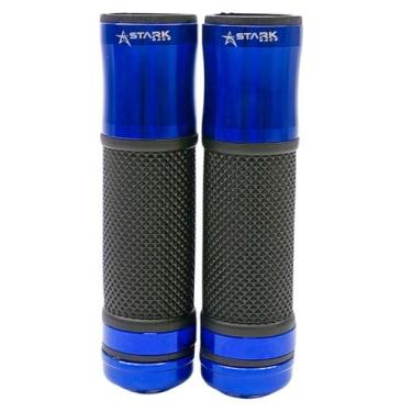 Imagem de Manopla Luva Punho Stark Race Apolo Universal Motocicleta, Azul
