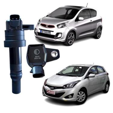 Imagem de Bobina De Ignição Euro Hb20 HB20S 1.0 Picanto 1.0 3cc Flex