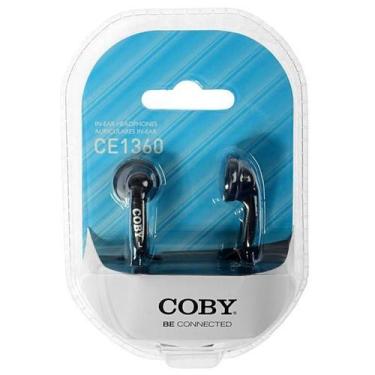 Imagem de Fone de Ouvido Coby CE1360 com Cabo de 1.2 Metros - Preto