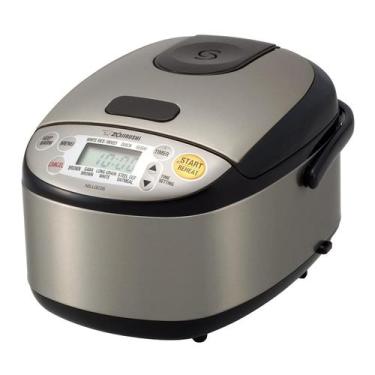 Imagem de Panela de Arroz Zojirushi NS-LGC05XB Micom 0.54L - Inox Preta, Preto, 