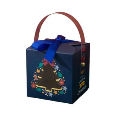 Imagem de Caixa De Doces Para a Véspera De Natal Com 5 Peças, Caixa De Presente 