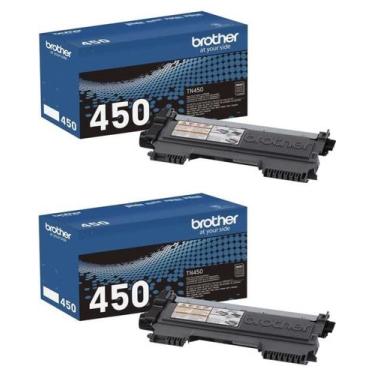 Imagem de Cartucho de Toner Brother TN450 Preto Alto Rendimento Kit com 2