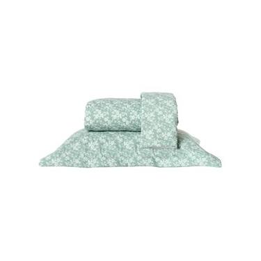Imagem de Jogo de Cobre-Leito Liberty Menta 200 Fios Queen Size Verde