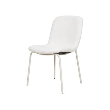 Imagem de Poltrona Bella Estofada Base Metal Versátil Cadeira Jantar - Designa D