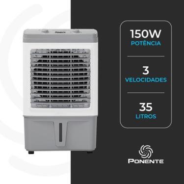 Imagem de Climatizador de Ar 35L Ponente 150W 3 Velocidades Oscilante Econômico 