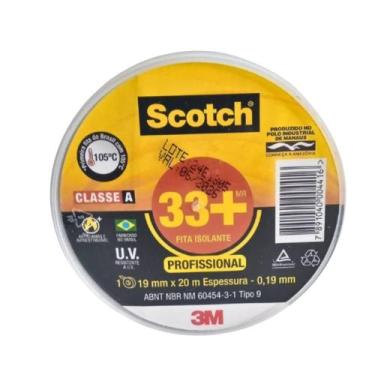 Imagem de Fita Isolante 3M Scotch 33+ 19mm x 20 mts - SCOTCH  3M