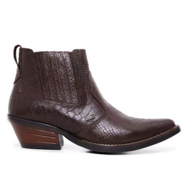 Imagem de Bota country masculina bico fino feminina couro legitimo 4s - 4ssss, C