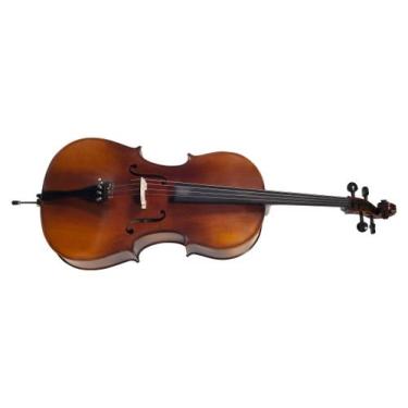 Imagem de Violoncelo Michael VOM130 3/4 Ébano Series