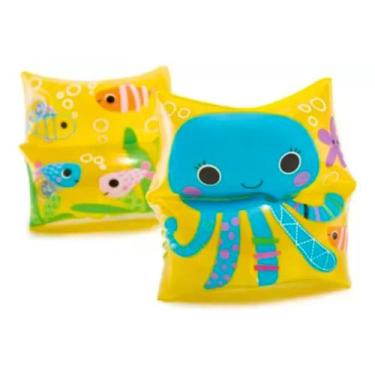 Imagem de Boia Inflável De Braço Infantil Fundo Do Mar 59650 - Intex, Amarelo