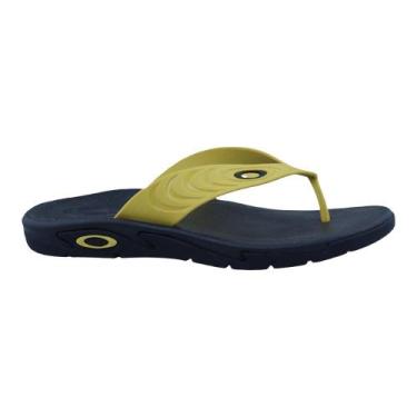 Imagem de Chinelo Maculino Oakley Crowd , Black, Yellow, 41