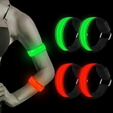 Imagem de Braçadeira e Tornozeleira Luz, led, Luminoso - corrida, ciclismo, trei