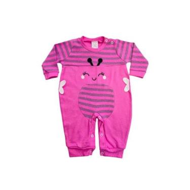 Imagem de Macacão em Suedine Abelinha Rosa Feminino - PETUTINHA, Rosa, G