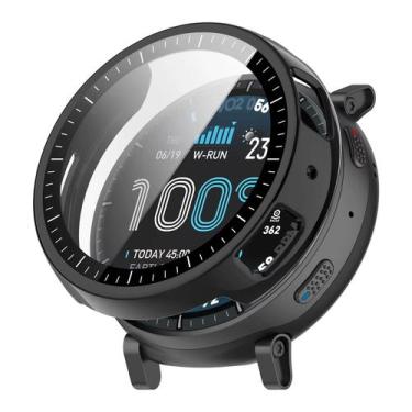 Imagem de Capa protetora com película compatível com Amazfit Active Max A2257 Co
