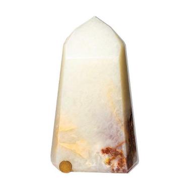 Imagem de Ponta de Alabastro Natural Lapidada - Gerador 25cm - 3,9kg - Classe A 