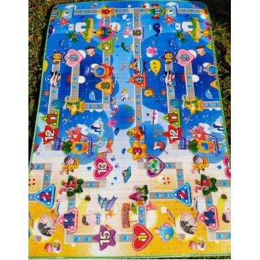 Imagem de Tapete De Atividades Infantil Grosso - Dupla Face - 1,80x1,20 metros x