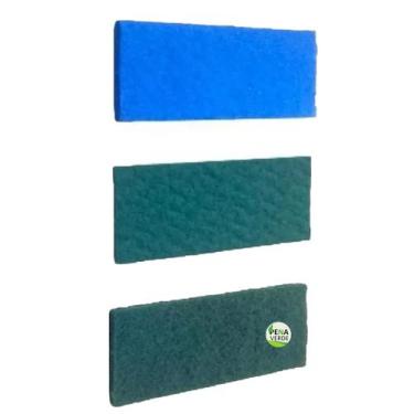 Imagem de Kit Fibra Macia + Verde Multiuso Geral + Verde Pesada British 10 cm x 