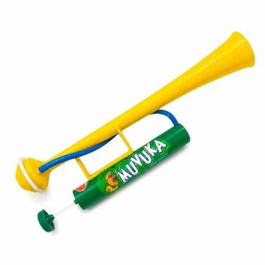Imagem de 3UN Cornetão Brasil Muvuka Vuvuzela Copa 2026 Verde Amarelo