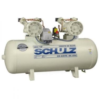 Imagem de Compressor de ar odontológico 12 pés 200 litros monofásico - MSV12/200