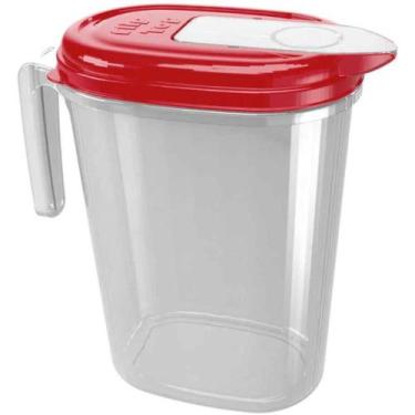 Imagem de Garrafa Plastica Jarra FLIP TOP C/TAMPA 2L VM - Nitron