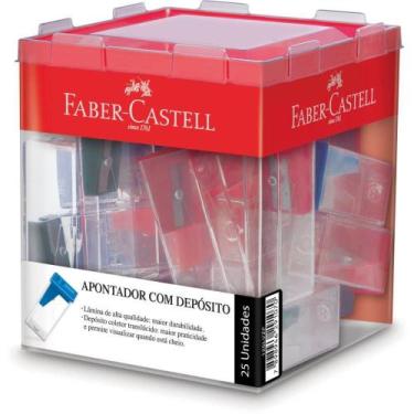 Imagem de Apontador com Deposito Transparente Color Grande DP.C/25 - FABER-CASTE