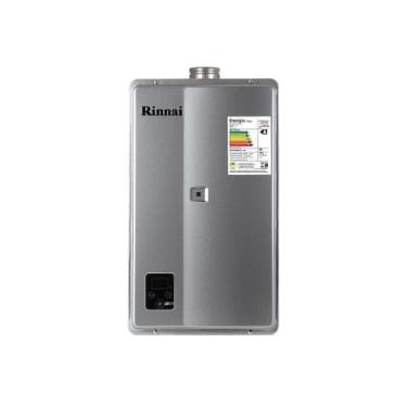 Imagem de Aquecedor de Agua a Gás Eletrônico 33L E331 Rinnai GN Prata