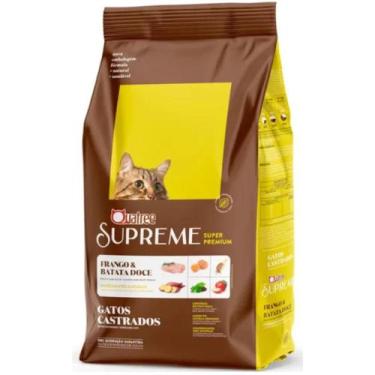 Imagem de Ração Quatree Para Gatos Castrados Frango e Batata Doce 10,1kg