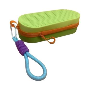 Imagem de Estojo De Silicone De Grande Capacidade Para Óculos De Natação Com Ori