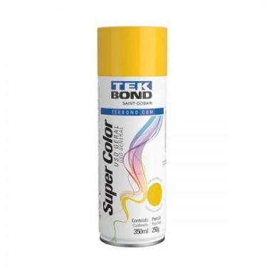 Imagem de Tinta spray aerossol Super Color Amarelo brilhante 350ml - Tekbond