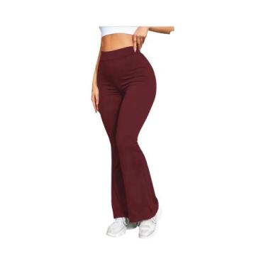 Imagem de Calças Legging De Yoga Femininas plus Size De Cintura Alta Com Barra L