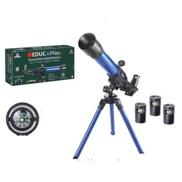 Imagem de Telescópio e Bússola com até 40x de Zoom Educaplay Polibrinq