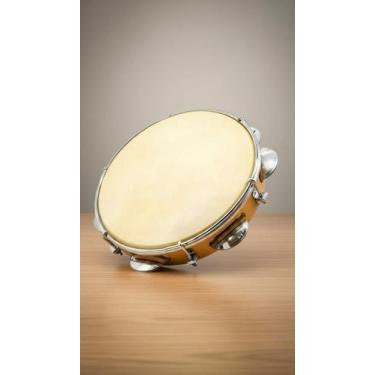 Imagem de Pandeiro 8'' ABS Pele Animal - Congratulations Store