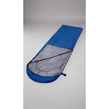Imagem de Saco de Dormir Camping Pesca com Capuz Azul 210cm - Congratulations St
