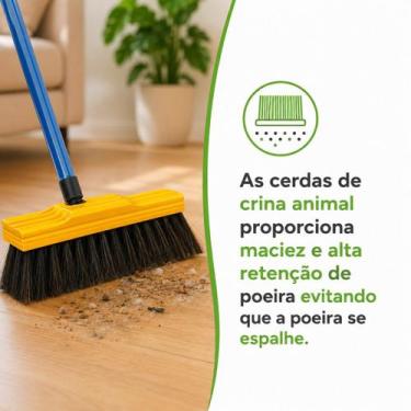 Imagem de Vassoura pelo crina animal 30cm AMN - Generica