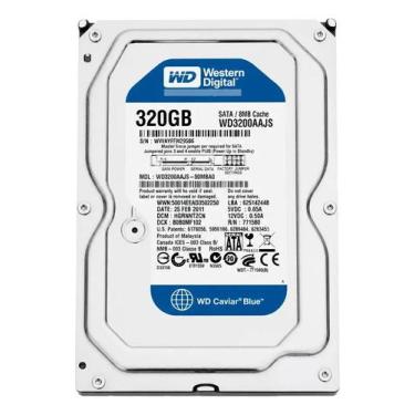 Imagem de Disco Rigido Hd Interno 320gb Western Digital 3,5 Sata Azul