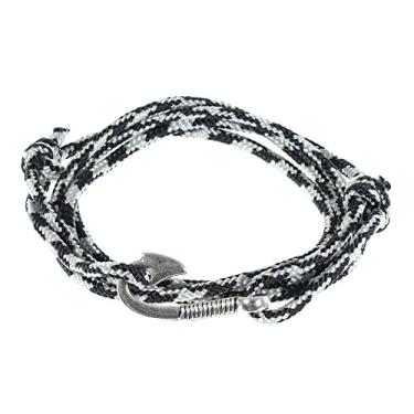 Imagem de West Coast Paracord — Pulseiras femininas ajustáveis com âncora náutica e anzol – Feito de corda de nylon