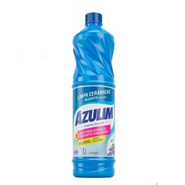 Imagem de Azulim 1l limpa cerâmicas e rejuntes tira encardido sem agredir