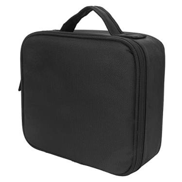 Imagem de Bolsa de armazenamento de cosméticos, estojo de maquiagem elegante profissional à prova de choque à prova d'água para mulheres para batom sombra