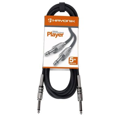 Imagem de Cabo Instrumento P10 x P10 com 5 metros Hayonik